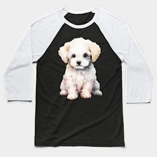 Puppy Bichon Frise Baseball T-Shirt